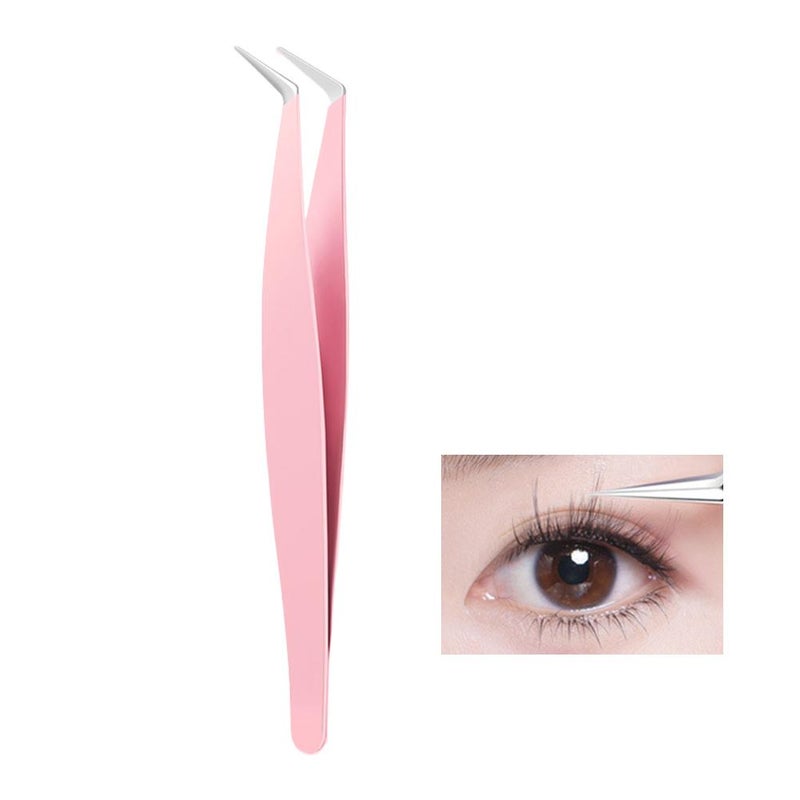 BQI false eyelash tweezers, gold feather tweezers, high-precision professional eyelash extension kit, complete tool set for beginner eyelash technicians.